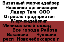 Визитный мерчендайзер › Название организации ­ Лидер Тим, ООО › Отрасль предприятия ­ Мерчендайзинг › Минимальный оклад ­ 18 000 - Все города Работа » Вакансии   . Чувашия респ.,Новочебоксарск г.